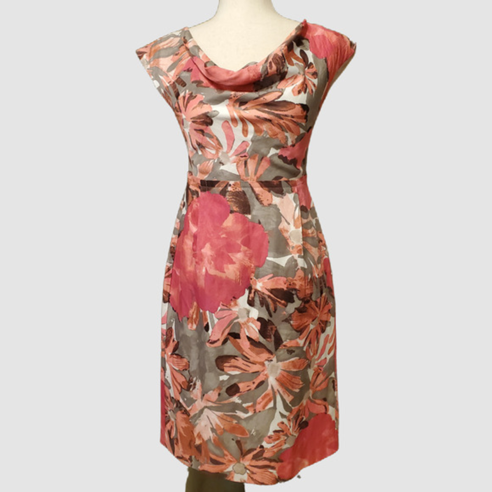 Banana Republic Madmen‎ Dress Sleeveless Floral Sheath